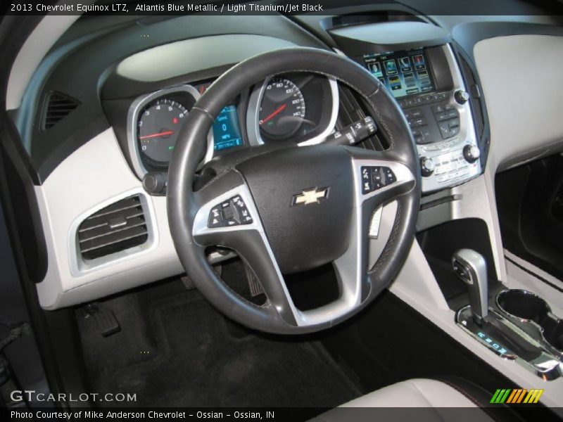 Atlantis Blue Metallic / Light Titanium/Jet Black 2013 Chevrolet Equinox LTZ