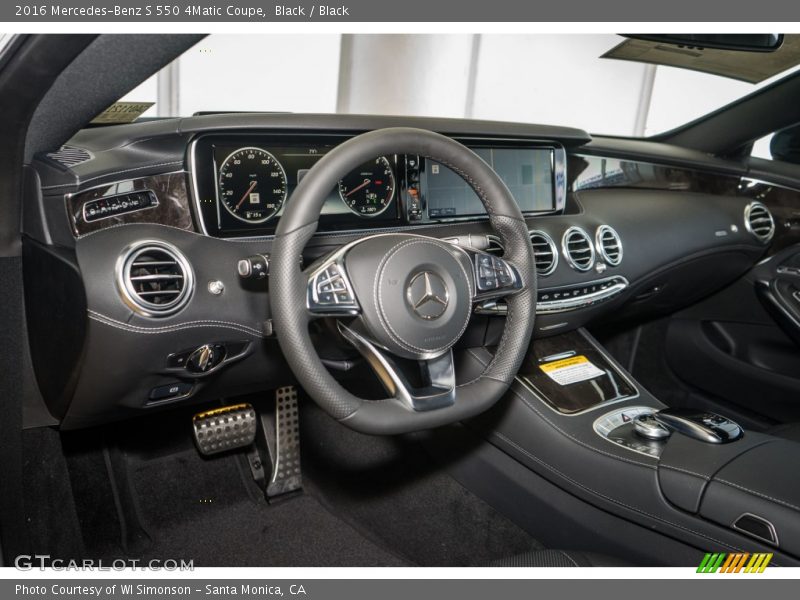Black / Black 2016 Mercedes-Benz S 550 4Matic Coupe