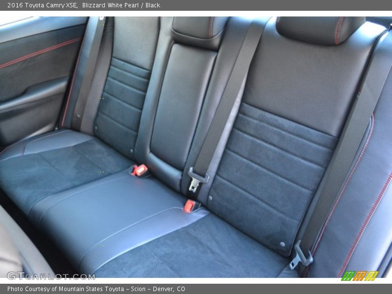 Rear Seat of 2016 Camry XSE