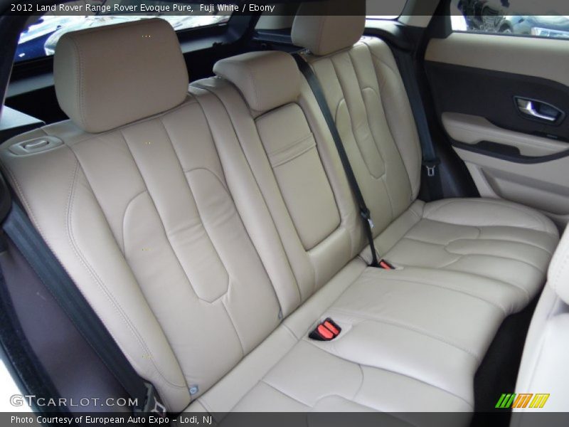 Rear Seat of 2012 Range Rover Evoque Pure