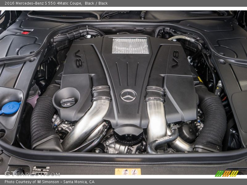  2016 S 550 4Matic Coupe Engine - 4.7 Liter biturbo DI DOHC 32-Valve VVT V8
