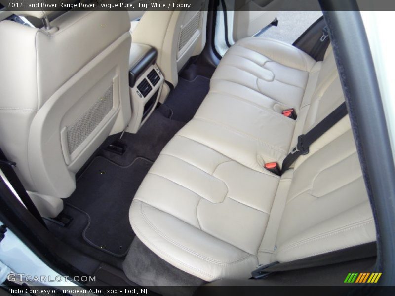 Rear Seat of 2012 Range Rover Evoque Pure