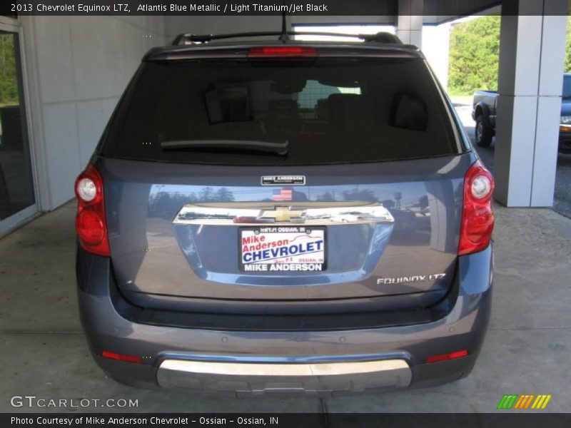Atlantis Blue Metallic / Light Titanium/Jet Black 2013 Chevrolet Equinox LTZ