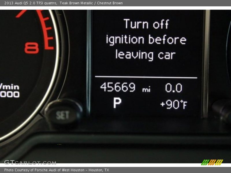 Teak Brown Metallic / Chestnut Brown 2013 Audi Q5 2.0 TFSI quattro