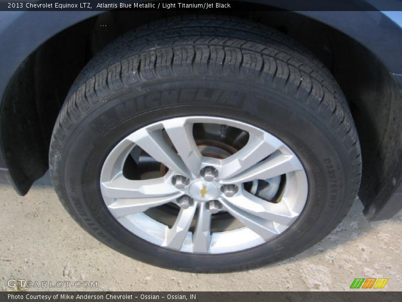 Atlantis Blue Metallic / Light Titanium/Jet Black 2013 Chevrolet Equinox LTZ