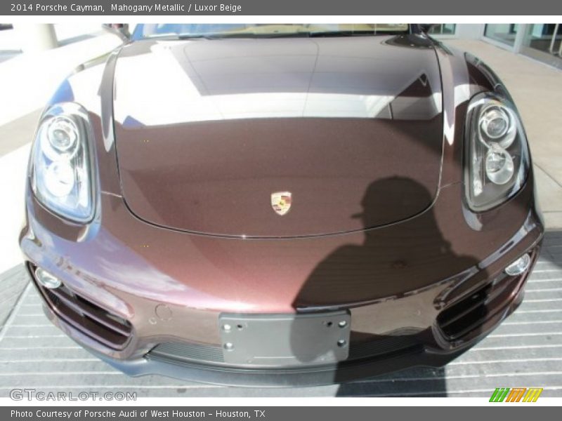 Mahogany Metallic / Luxor Beige 2014 Porsche Cayman
