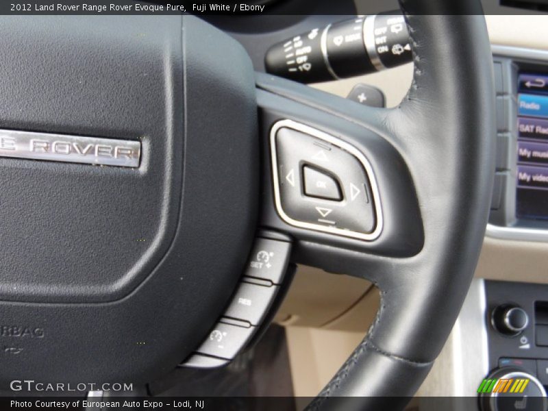 Controls of 2012 Range Rover Evoque Pure