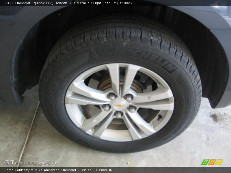 Atlantis Blue Metallic / Light Titanium/Jet Black 2013 Chevrolet Equinox LTZ