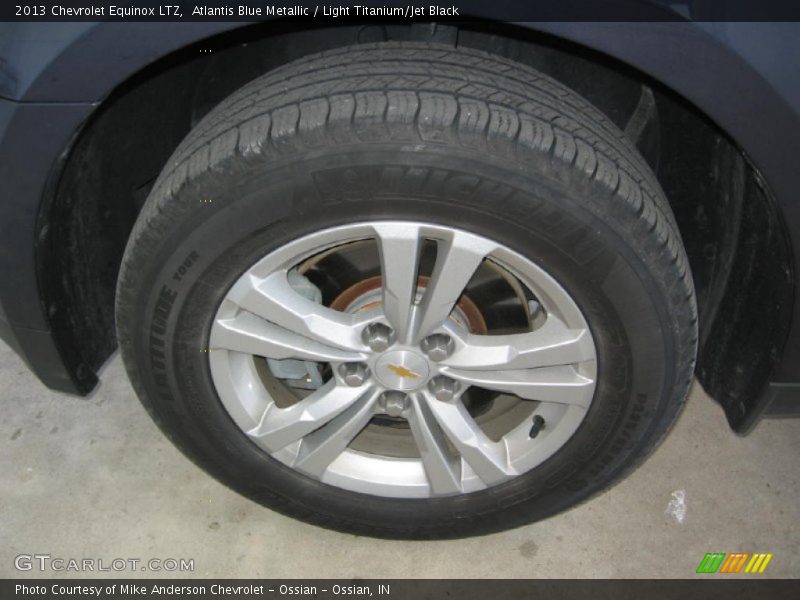Atlantis Blue Metallic / Light Titanium/Jet Black 2013 Chevrolet Equinox LTZ