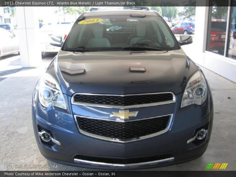 Atlantis Blue Metallic / Light Titanium/Jet Black 2013 Chevrolet Equinox LTZ