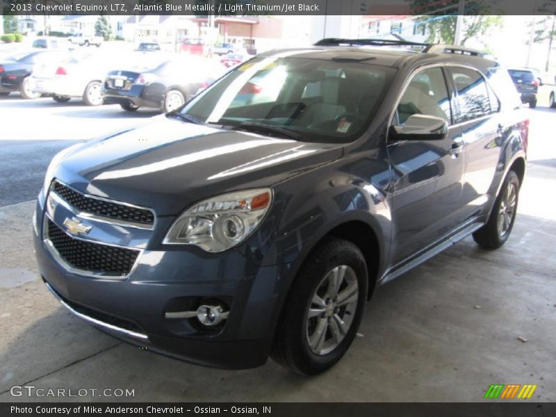 Atlantis Blue Metallic / Light Titanium/Jet Black 2013 Chevrolet Equinox LTZ