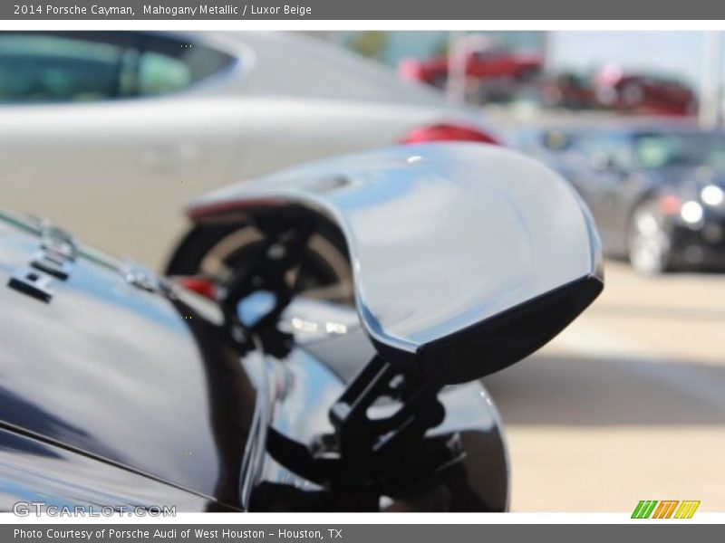 Mahogany Metallic / Luxor Beige 2014 Porsche Cayman