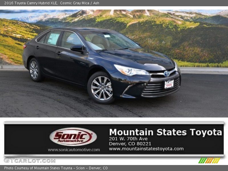 Cosmic Gray Mica / Ash 2016 Toyota Camry Hybrid XLE
