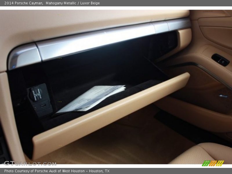 Mahogany Metallic / Luxor Beige 2014 Porsche Cayman