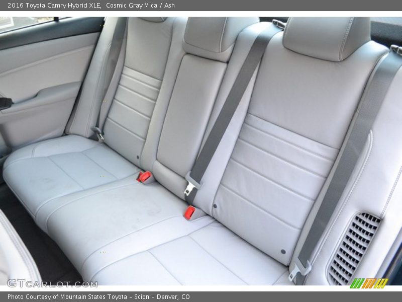 Rear Seat of 2016 Camry Hybrid XLE