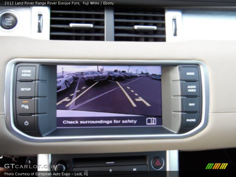 Fuji White / Ebony 2012 Land Rover Range Rover Evoque Pure