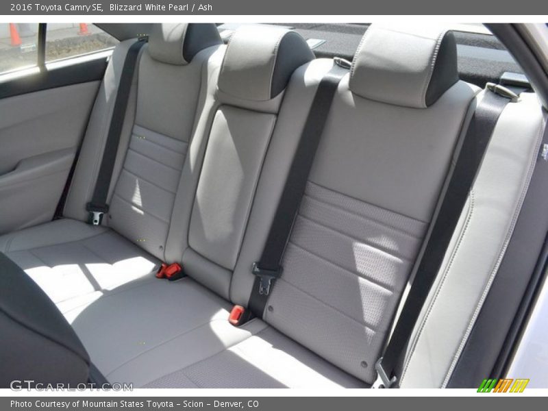 Rear Seat of 2016 Camry SE