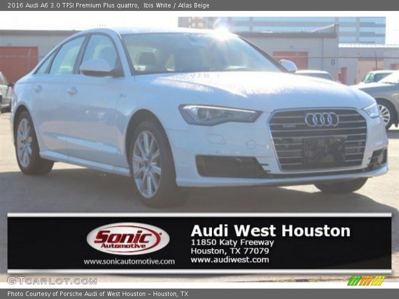 Ibis White / Atlas Beige 2016 Audi A6 3.0 TFSI Premium Plus quattro