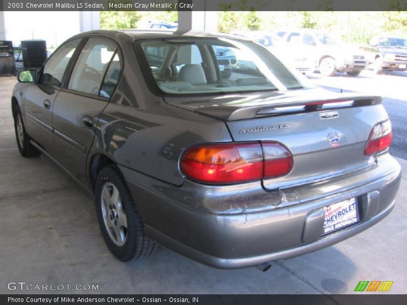 Medium Gray Metallic / Gray 2003 Chevrolet Malibu LS Sedan
