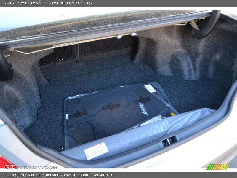 Creme Brulee Mica / Black 2016 Toyota Camry SE
