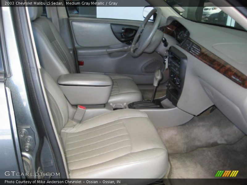 Medium Gray Metallic / Gray 2003 Chevrolet Malibu LS Sedan