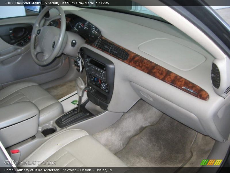 Medium Gray Metallic / Gray 2003 Chevrolet Malibu LS Sedan