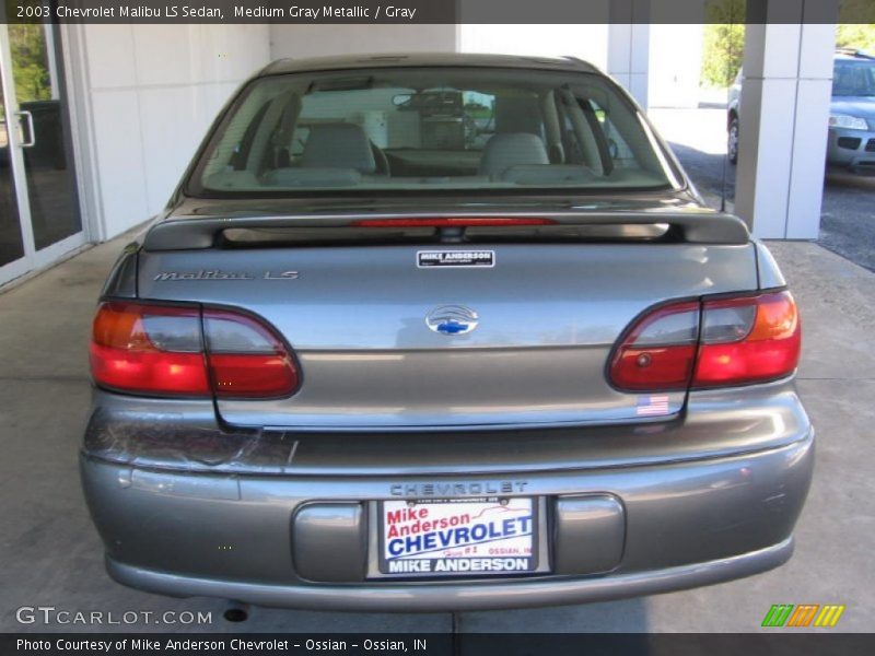 Medium Gray Metallic / Gray 2003 Chevrolet Malibu LS Sedan