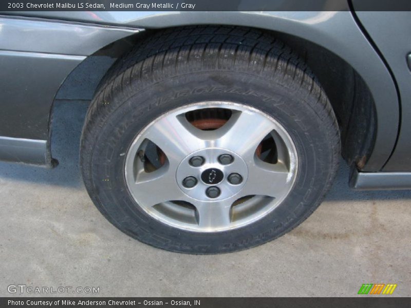 Medium Gray Metallic / Gray 2003 Chevrolet Malibu LS Sedan