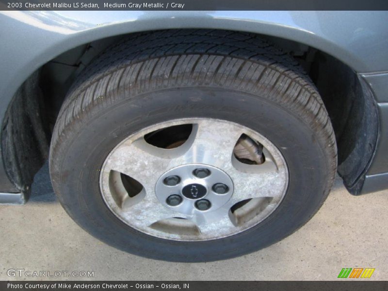 Medium Gray Metallic / Gray 2003 Chevrolet Malibu LS Sedan