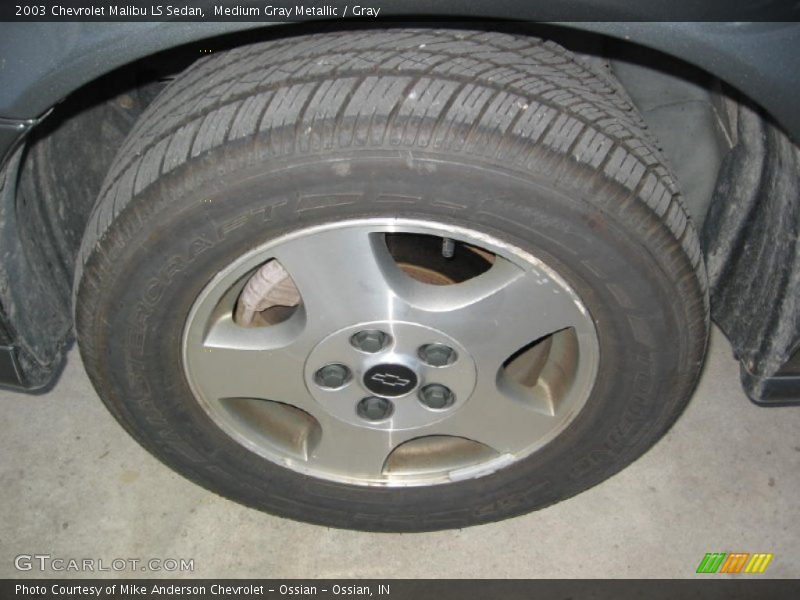 Medium Gray Metallic / Gray 2003 Chevrolet Malibu LS Sedan