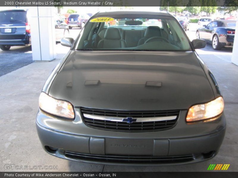Medium Gray Metallic / Gray 2003 Chevrolet Malibu LS Sedan