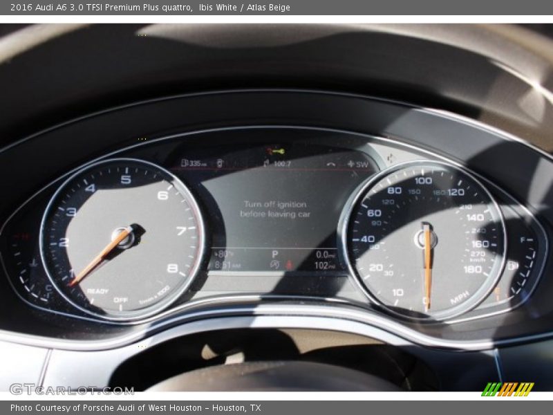 Ibis White / Atlas Beige 2016 Audi A6 3.0 TFSI Premium Plus quattro