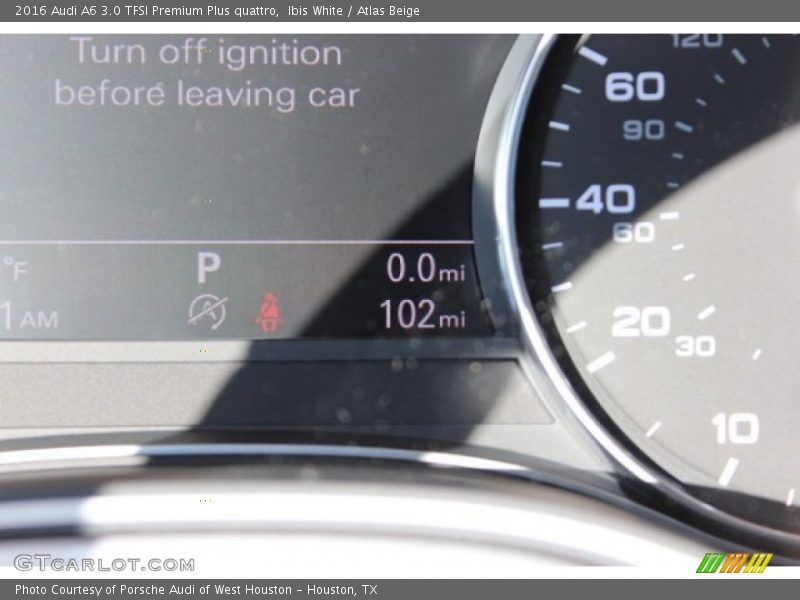 Ibis White / Atlas Beige 2016 Audi A6 3.0 TFSI Premium Plus quattro