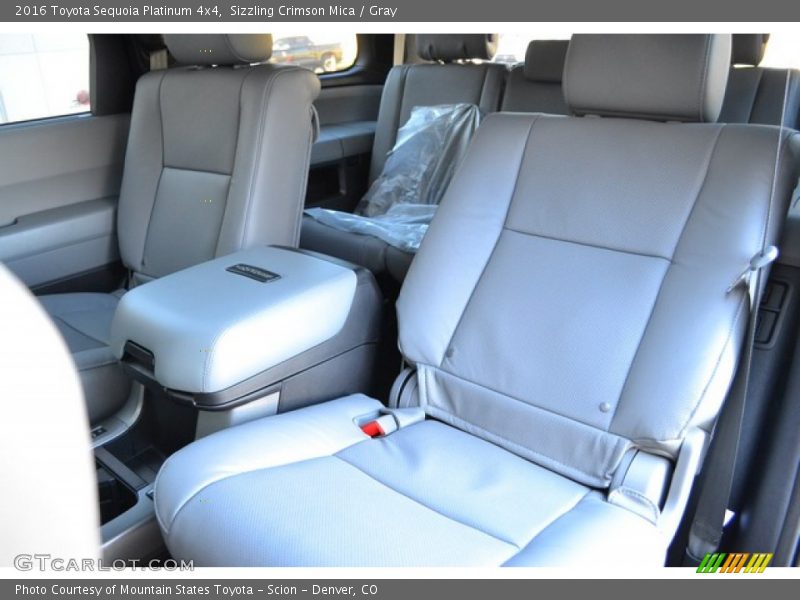 Sizzling Crimson Mica / Gray 2016 Toyota Sequoia Platinum 4x4
