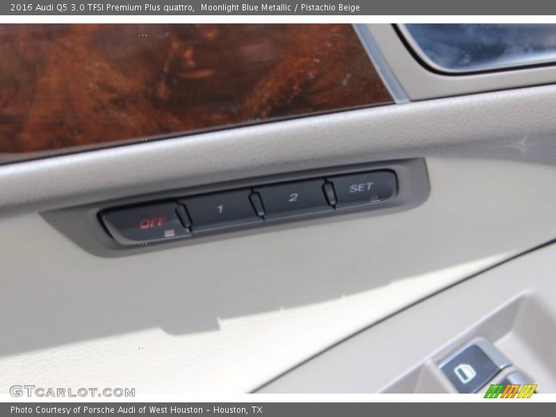 Moonlight Blue Metallic / Pistachio Beige 2016 Audi Q5 3.0 TFSI Premium Plus quattro