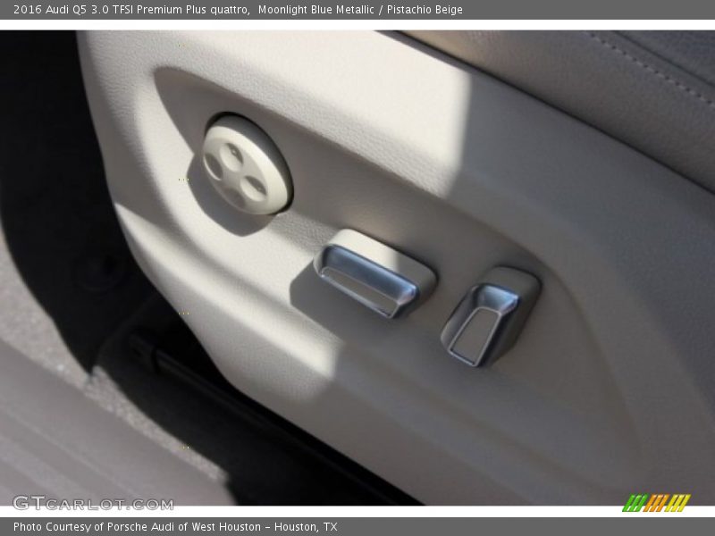 Moonlight Blue Metallic / Pistachio Beige 2016 Audi Q5 3.0 TFSI Premium Plus quattro
