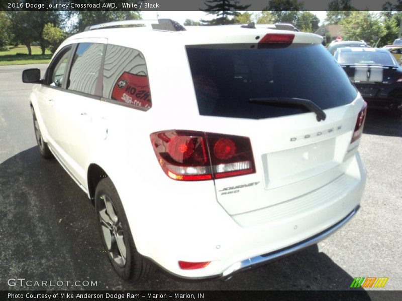 White / Black 2016 Dodge Journey Crossroad AWD