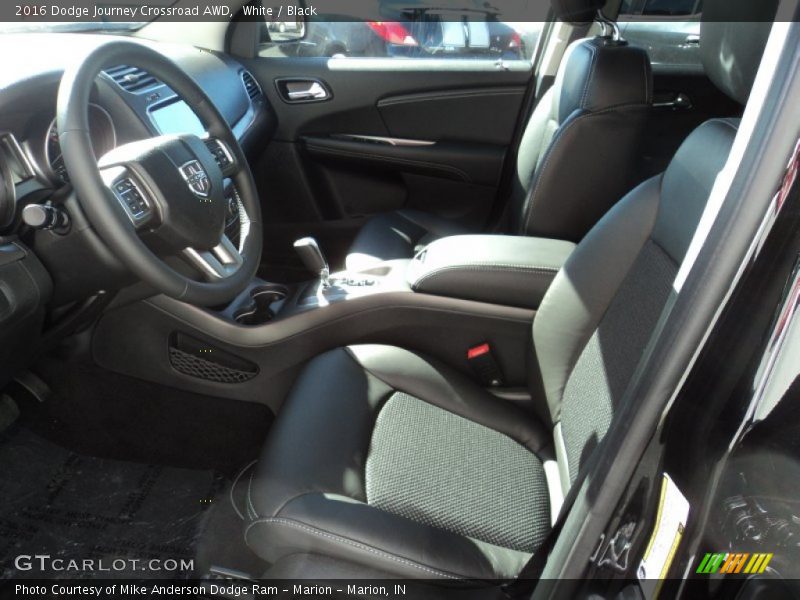 White / Black 2016 Dodge Journey Crossroad AWD