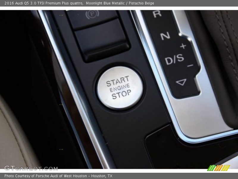 Moonlight Blue Metallic / Pistachio Beige 2016 Audi Q5 3.0 TFSI Premium Plus quattro