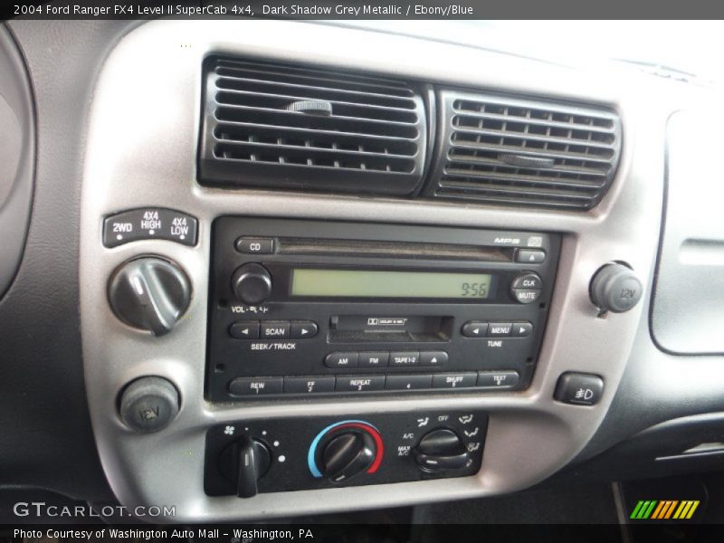 Dark Shadow Grey Metallic / Ebony/Blue 2004 Ford Ranger FX4 Level II SuperCab 4x4