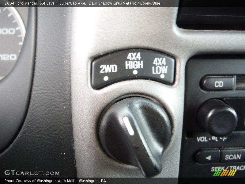 Dark Shadow Grey Metallic / Ebony/Blue 2004 Ford Ranger FX4 Level II SuperCab 4x4