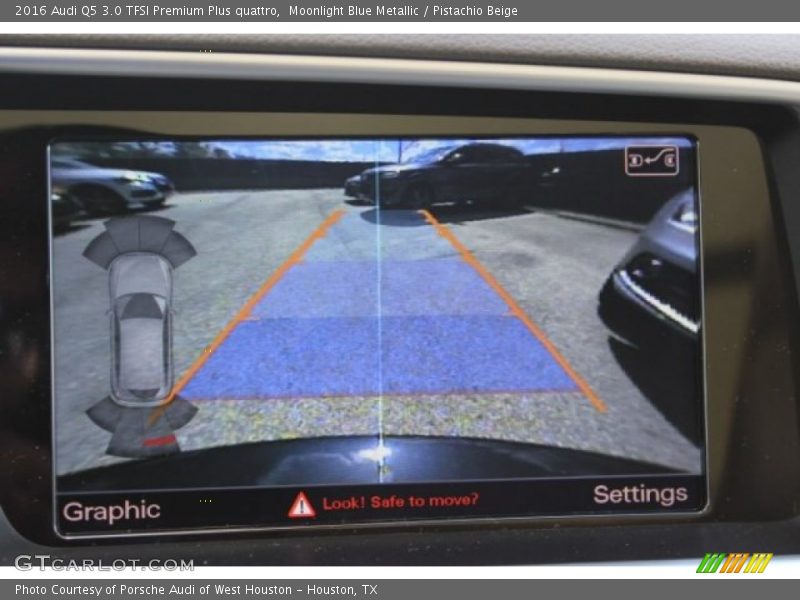 Moonlight Blue Metallic / Pistachio Beige 2016 Audi Q5 3.0 TFSI Premium Plus quattro