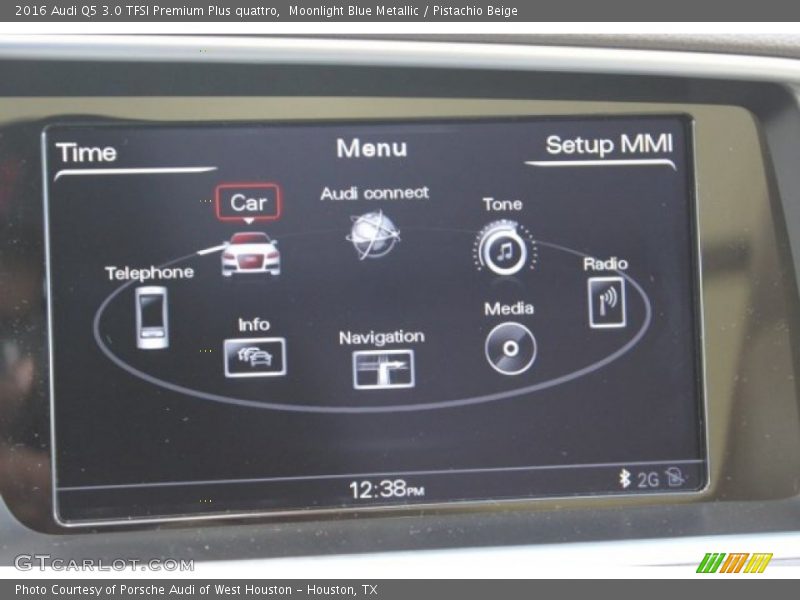 Moonlight Blue Metallic / Pistachio Beige 2016 Audi Q5 3.0 TFSI Premium Plus quattro