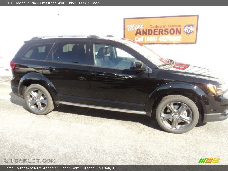 Pitch Black / Black 2016 Dodge Journey Crossroad AWD