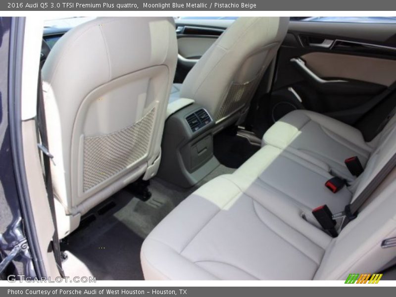 Moonlight Blue Metallic / Pistachio Beige 2016 Audi Q5 3.0 TFSI Premium Plus quattro