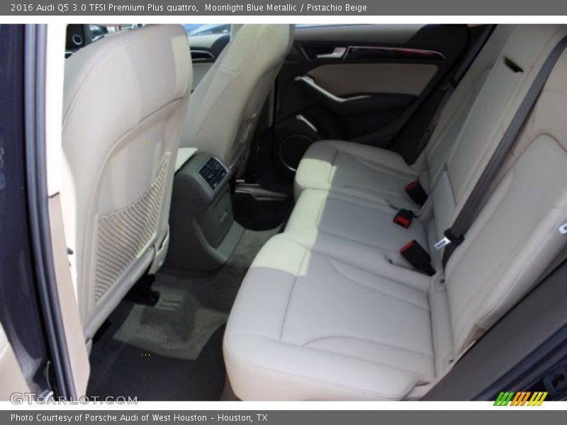 Moonlight Blue Metallic / Pistachio Beige 2016 Audi Q5 3.0 TFSI Premium Plus quattro