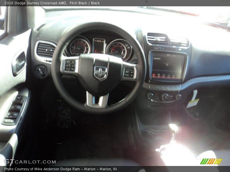 Pitch Black / Black 2016 Dodge Journey Crossroad AWD