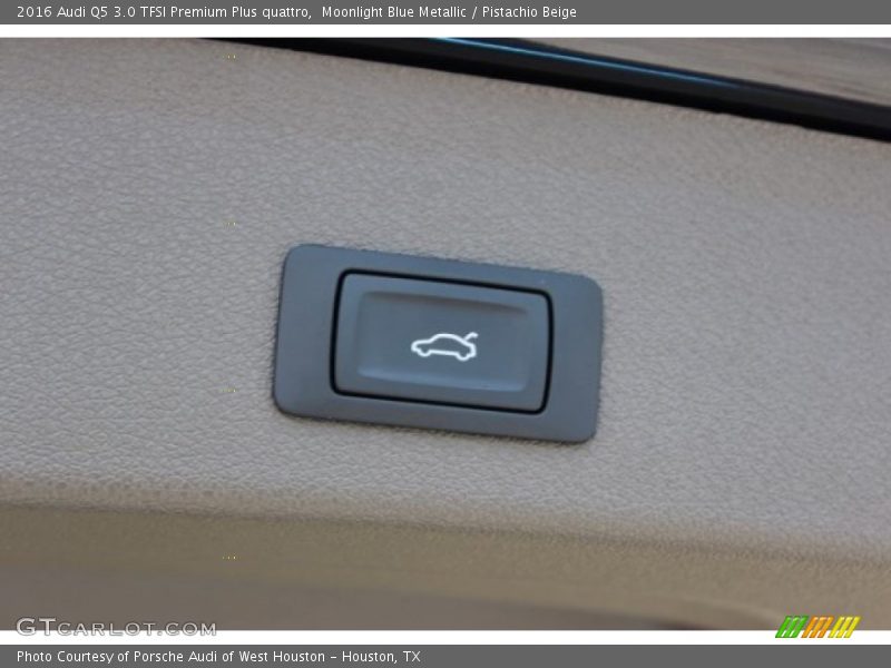 Moonlight Blue Metallic / Pistachio Beige 2016 Audi Q5 3.0 TFSI Premium Plus quattro