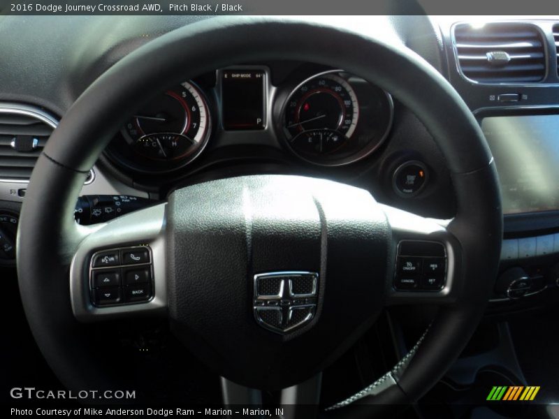Pitch Black / Black 2016 Dodge Journey Crossroad AWD