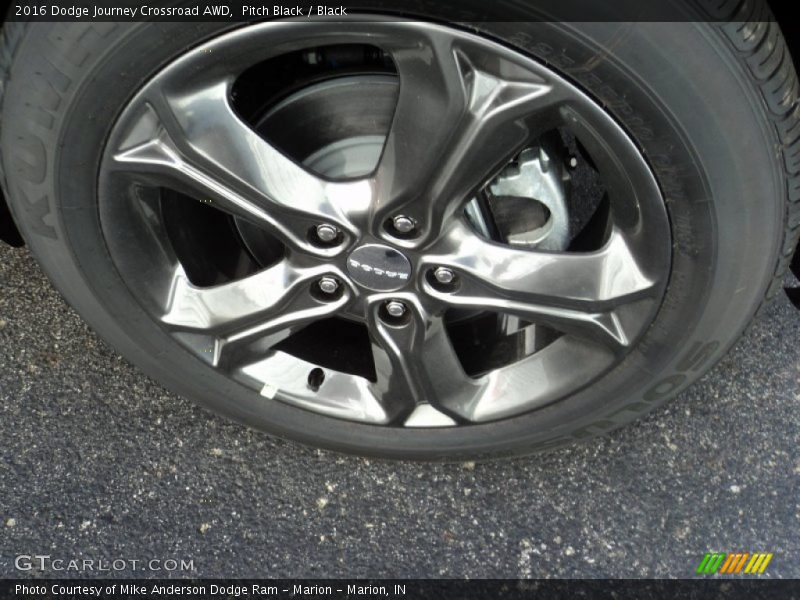 Pitch Black / Black 2016 Dodge Journey Crossroad AWD